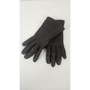 Vintage Thinsulate Women's Leather Gloves - Brown Black XL